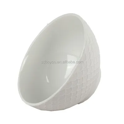 Embossed Scale White Ceramic Dinnerware Set factory